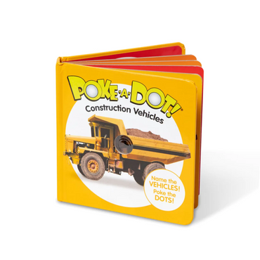 Melissa & Doug Poke-A-Dot: Construction Vehicles Board Book