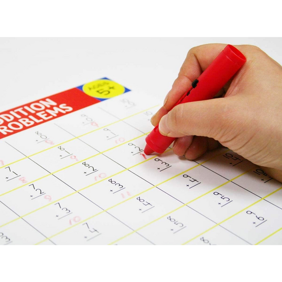 Addition Problems Write-A-Mat Learning Placemat