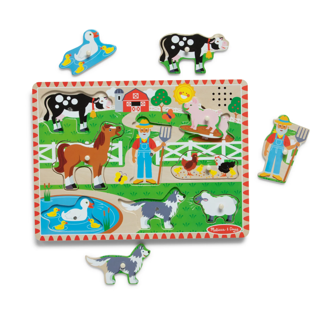 Old MacDonald's Farm Song Puzzle - 8 Pieces