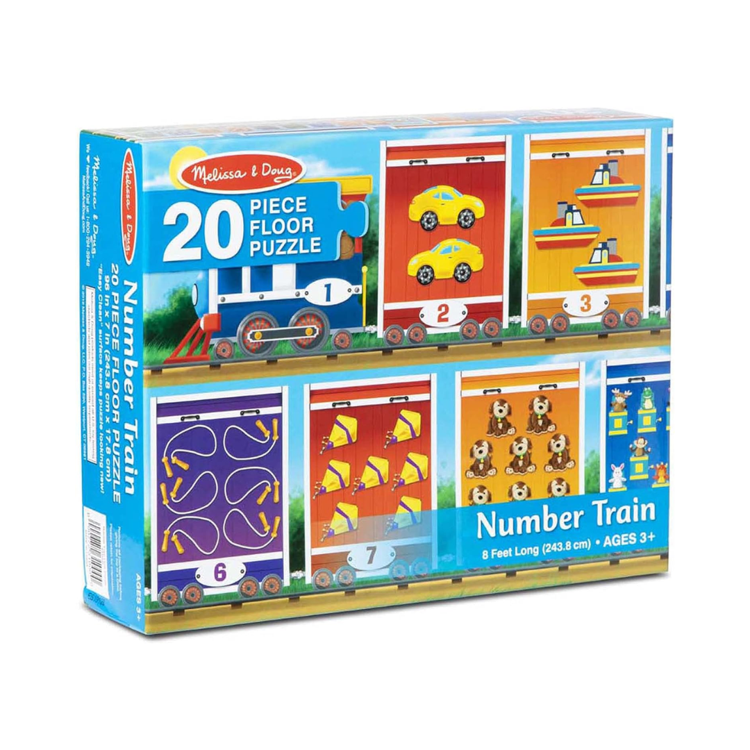 Number Train 21 Piece Floor Puzzle