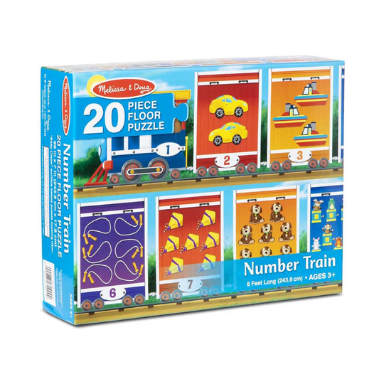 Number Train 21 Piece Floor Puzzle