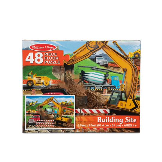 Building Site Floor Puzzle - 48 Pieces