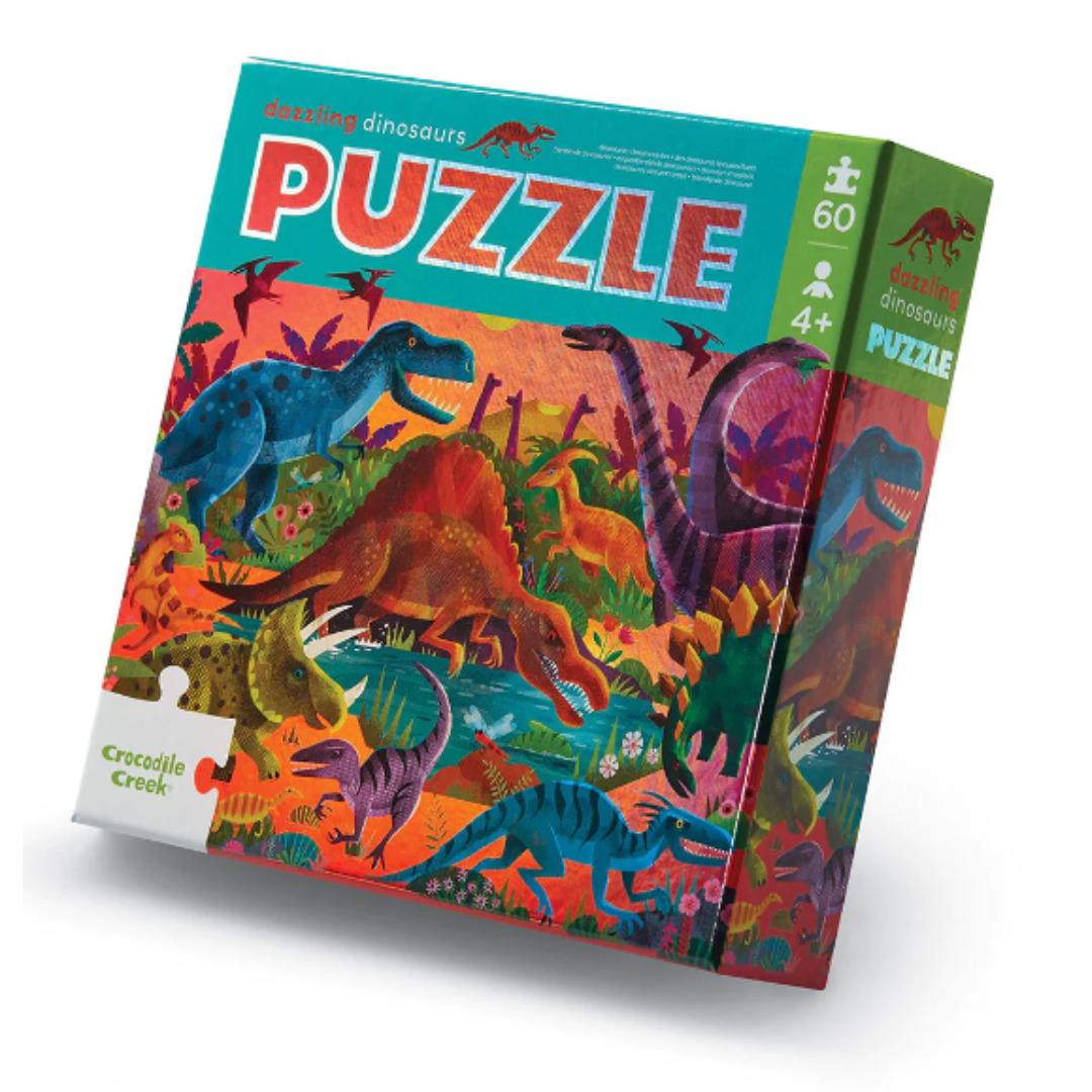 Dazzling Dinosaurs - 60 Piece Foil Puzzle