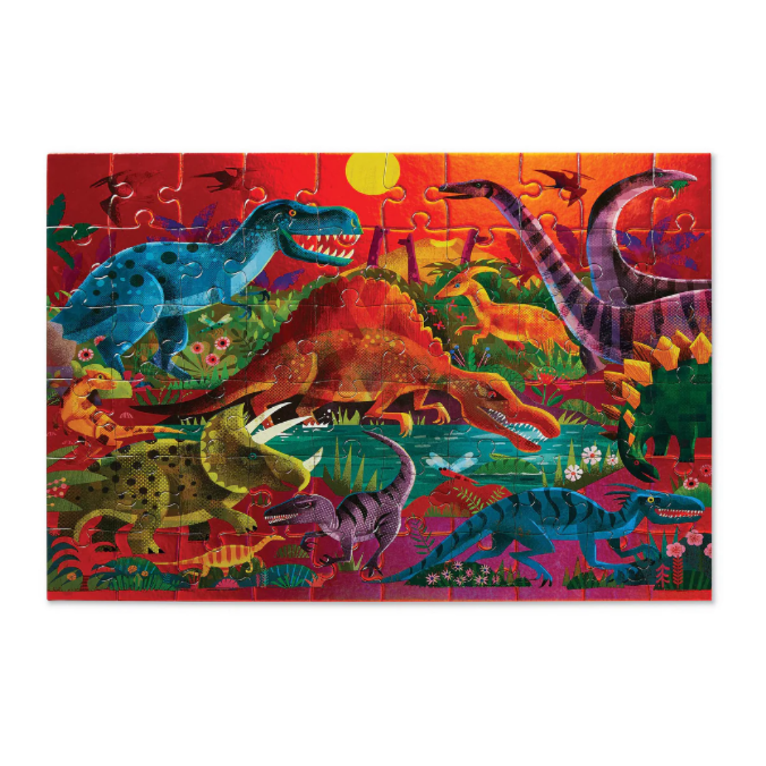 Dazzling Dinosaurs - 60 Piece Foil Puzzle