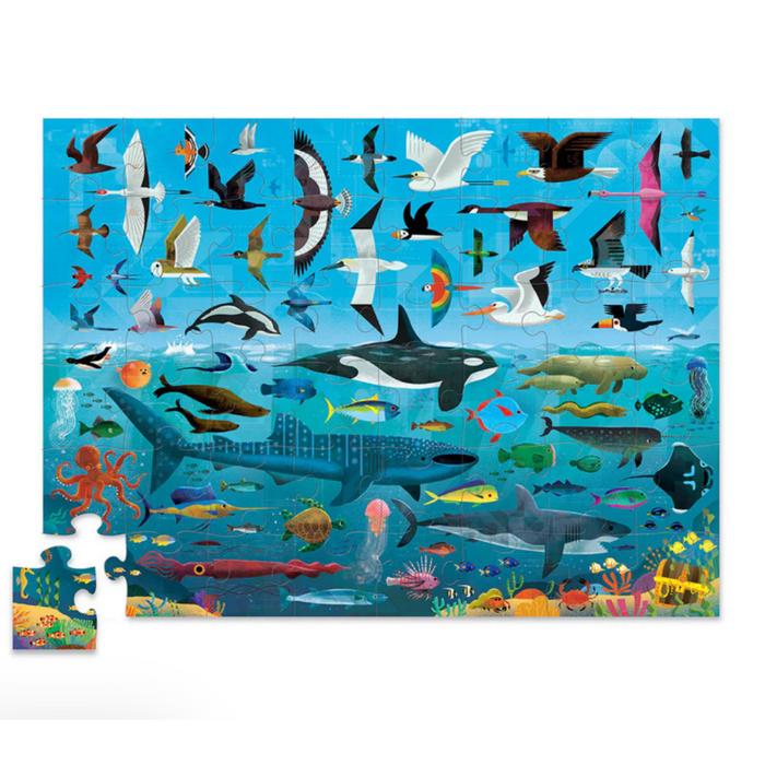 Sea and Sky: 48 Piece Above + Below Puzzle