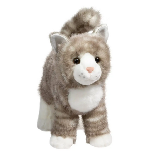 Zipper Gray Tabby Cat Plush