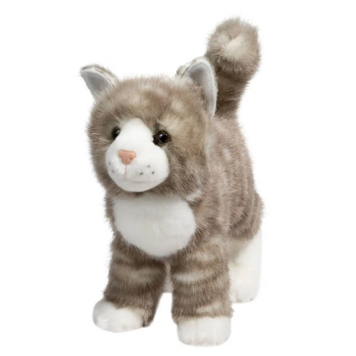 Zipper Gray Tabby Cat Plush