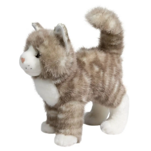 Zipper Gray Tabby Cat Plush