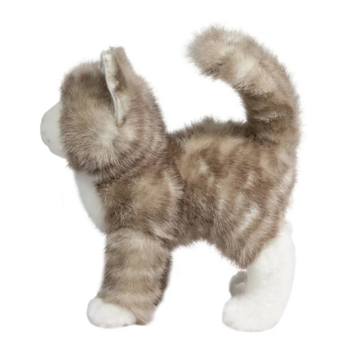 Zipper Gray Tabby Cat Plush