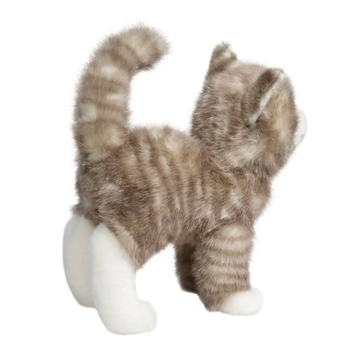 Zipper Gray Tabby Cat Plush