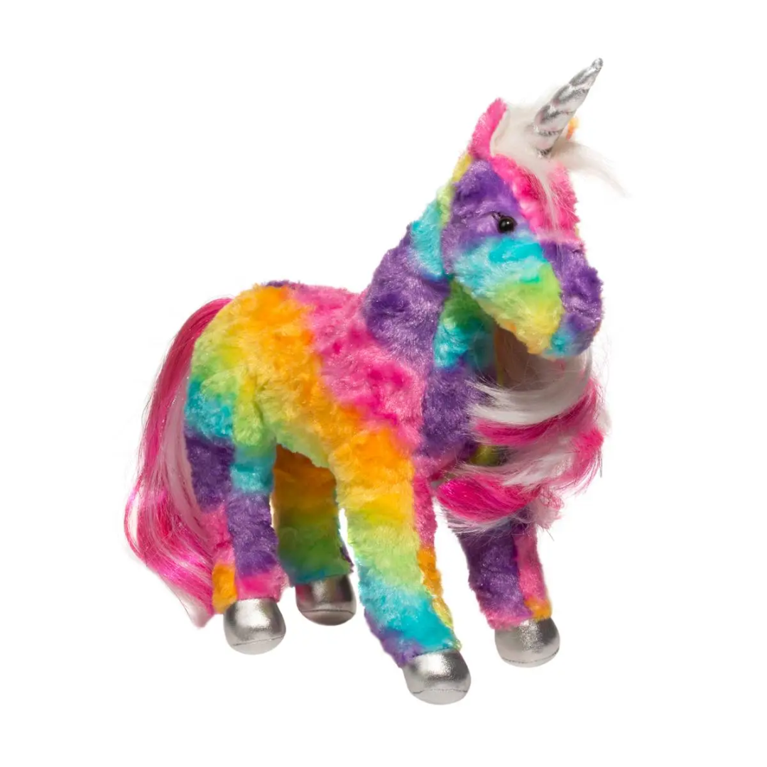 Joy Rainbow Princess Unicorn Plush