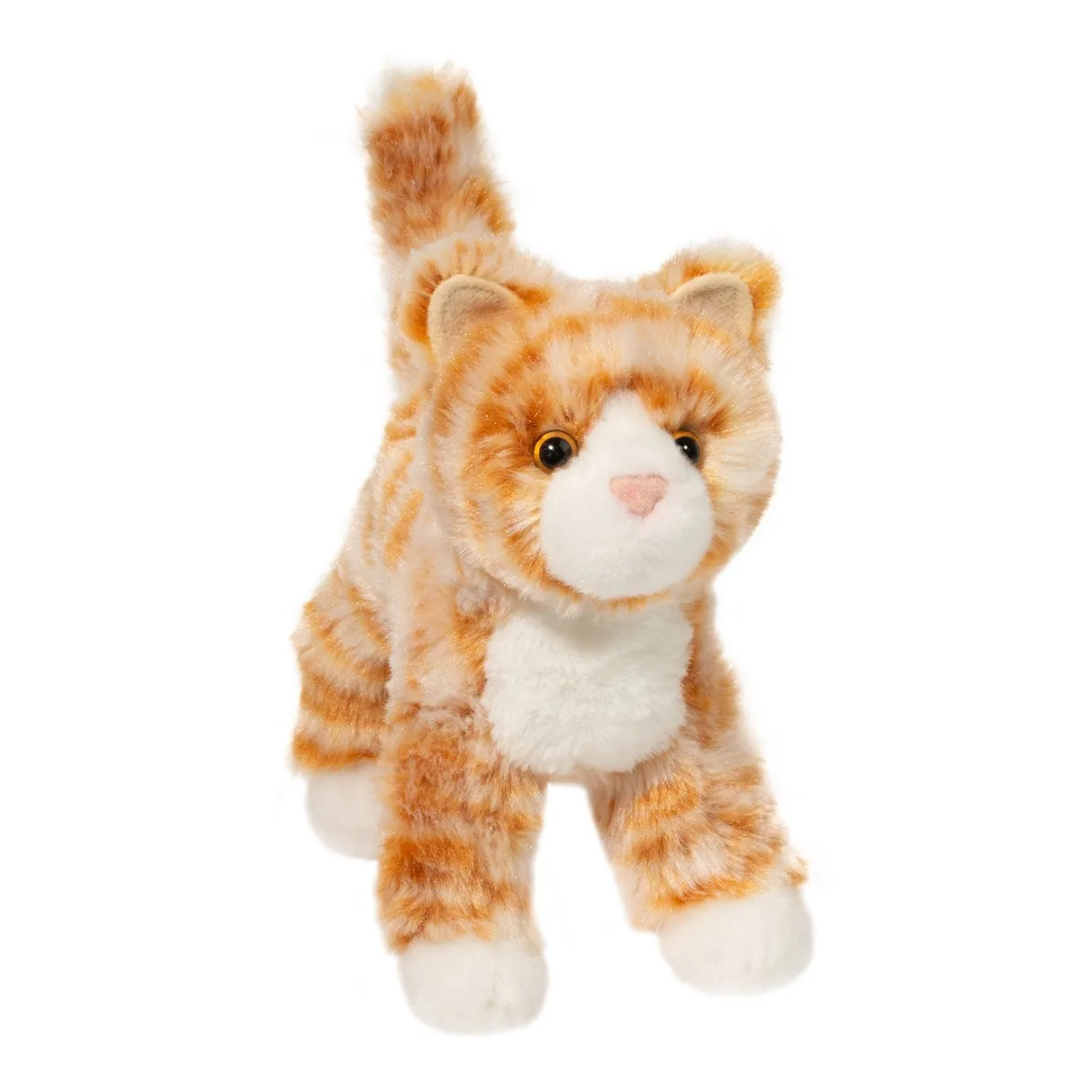 Hally Orange Striped Cat Plush