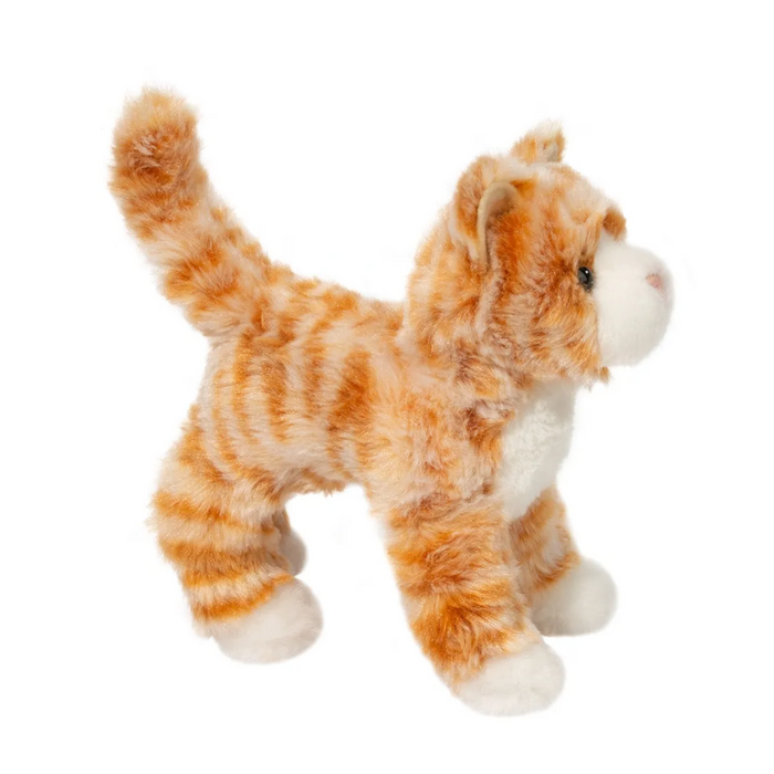 Hally Orange Striped Cat Plush