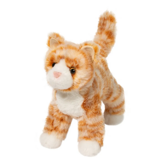 Hally Orange Striped Cat Plush