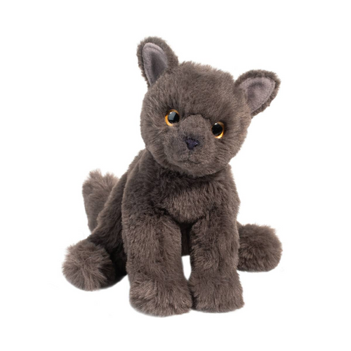 Mini Colbie Soft Gray Cat Plush