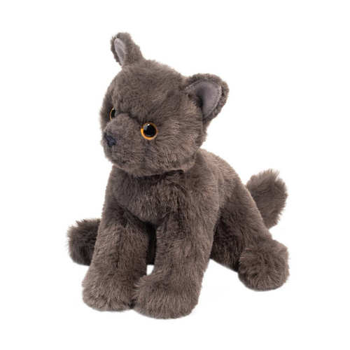 Mini Colbie Soft Gray Cat Plush