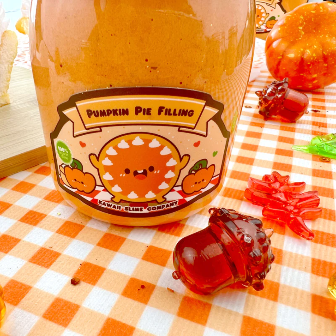 Pumpkin Pie Filling Butter Kawaii Slime