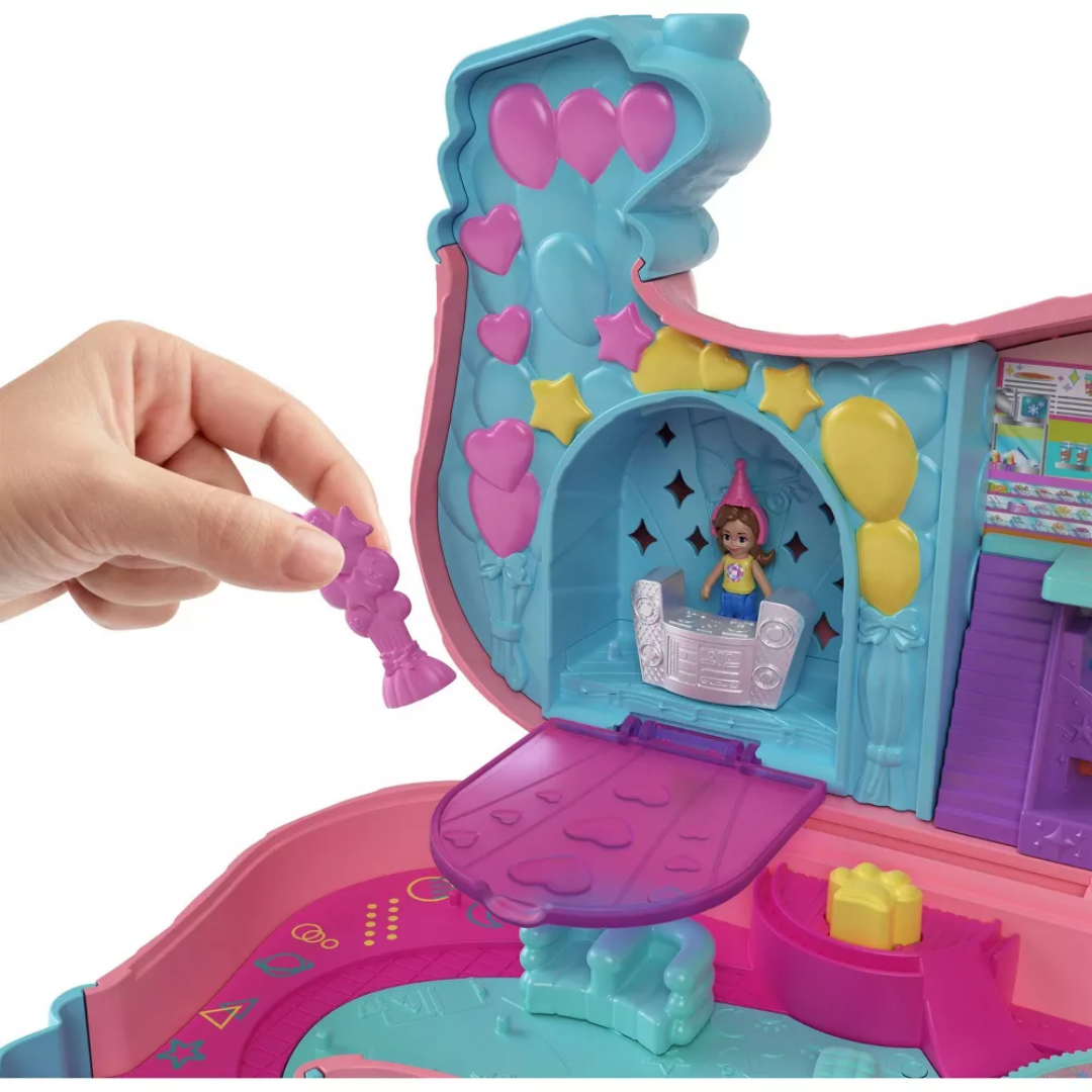 Polly Pocket Puppy Party Playset with 2 Dolls