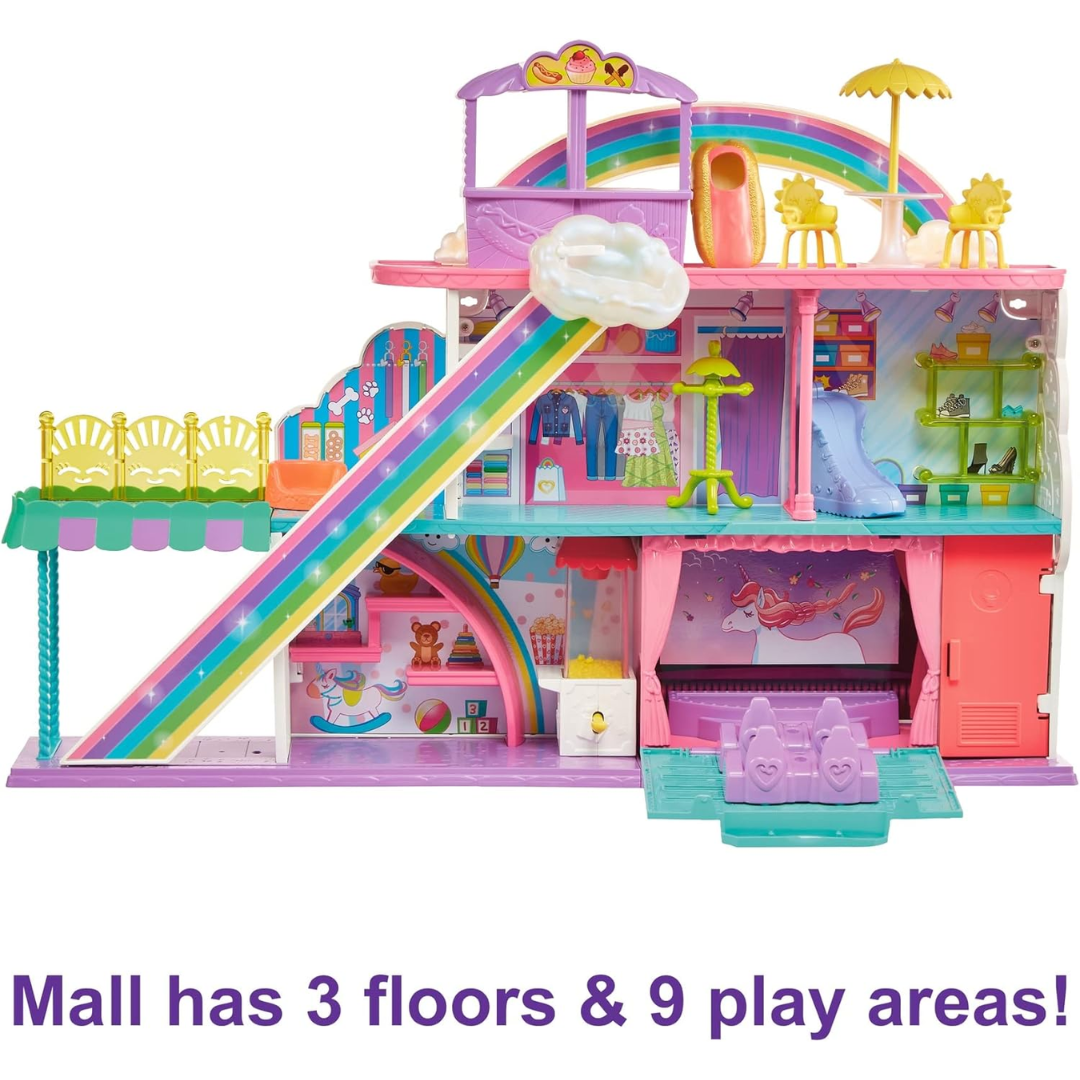 Polly Pocket Sweet Adventures Rainbow Mall