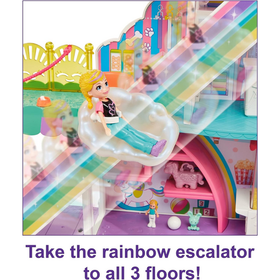 Polly Pocket Sweet Adventures Rainbow Mall