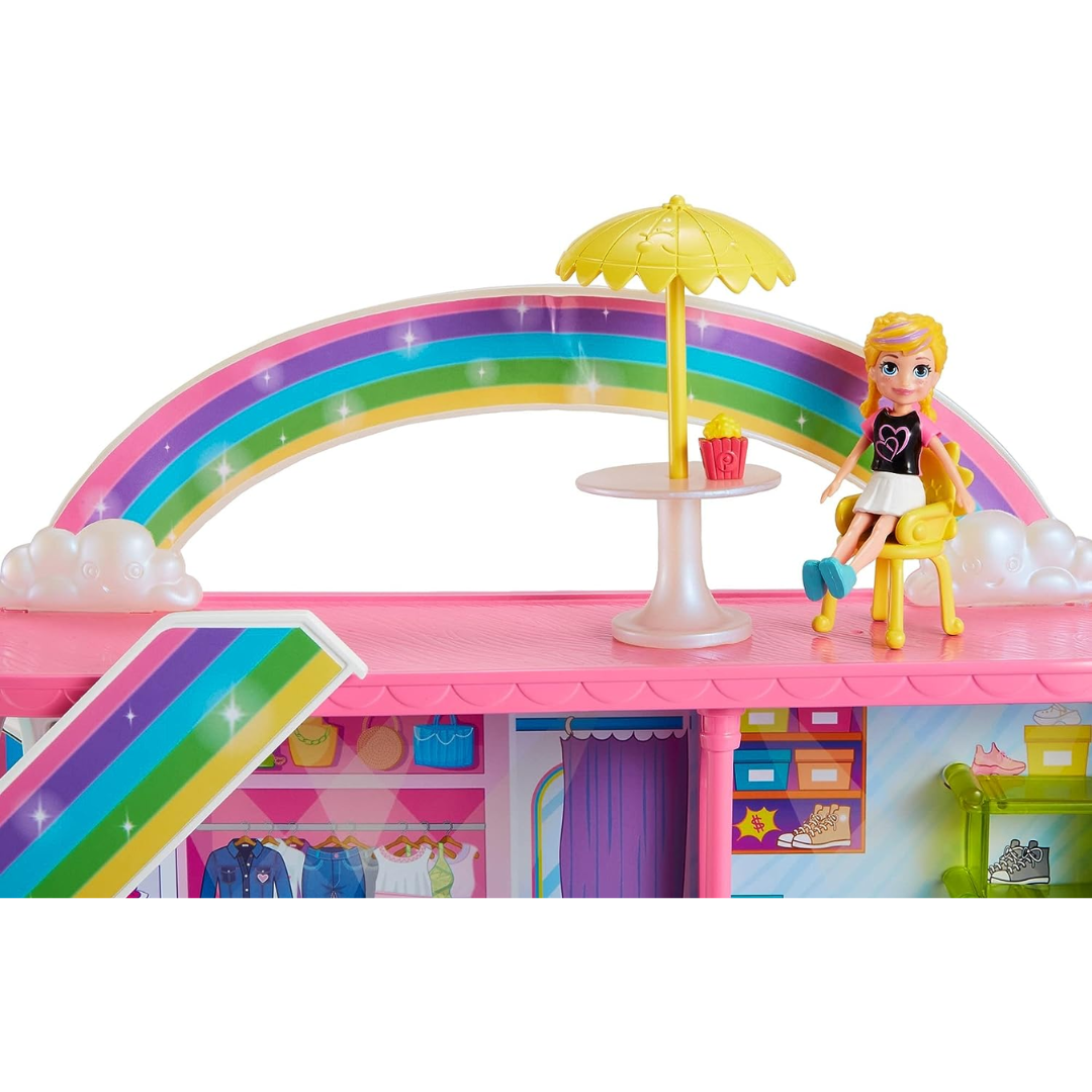 Polly Pocket Sweet Adventures Rainbow Mall