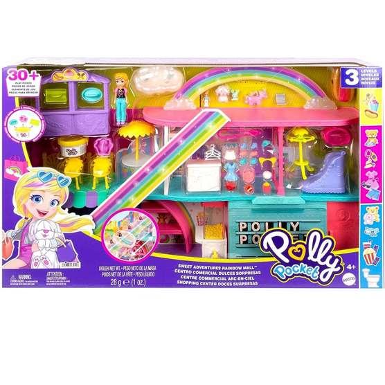 Polly Pocket Sweet Adventures Rainbow Mall