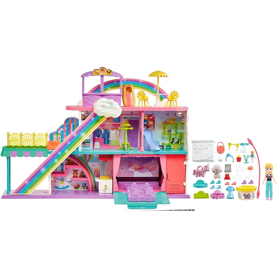 Polly Pocket Sweet Adventures Rainbow Mall