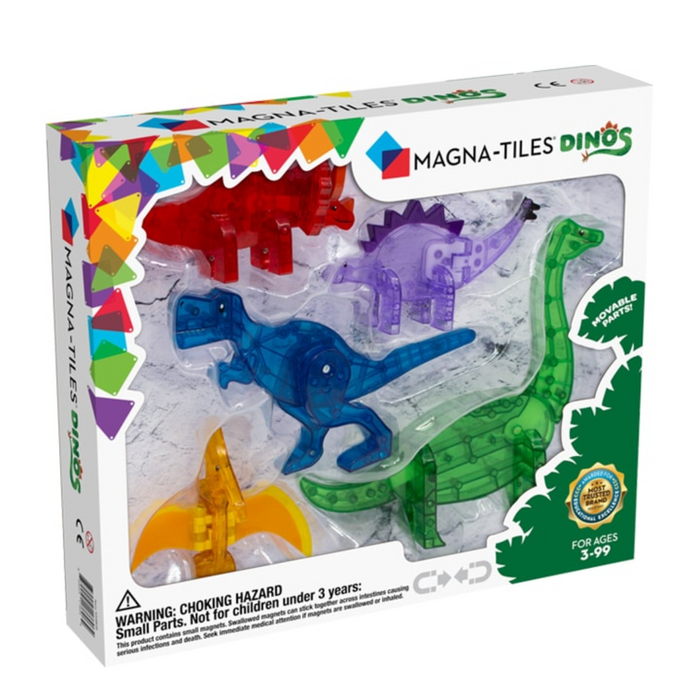Magna Tiles Dino 5 Piece Set