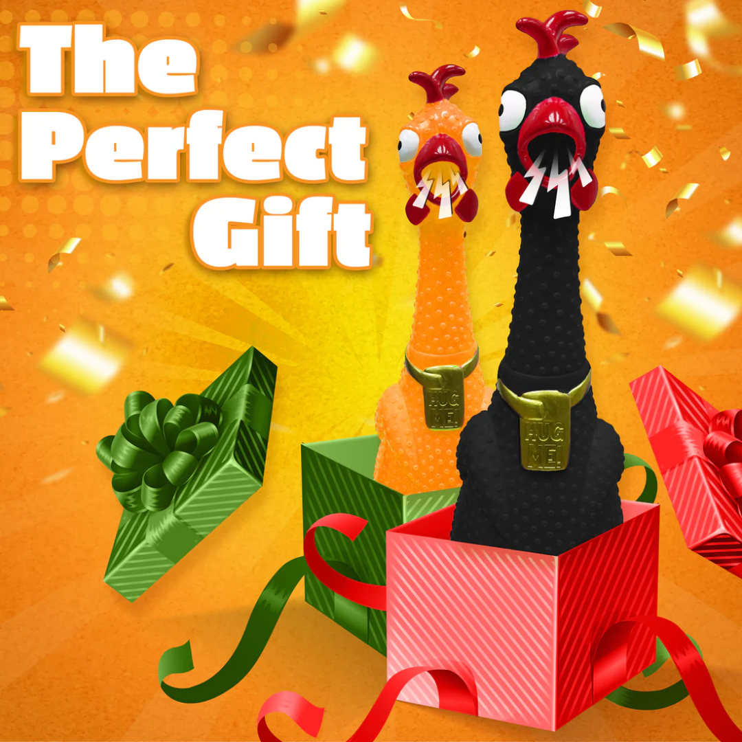 Hug Me Giant Screaming Chicken