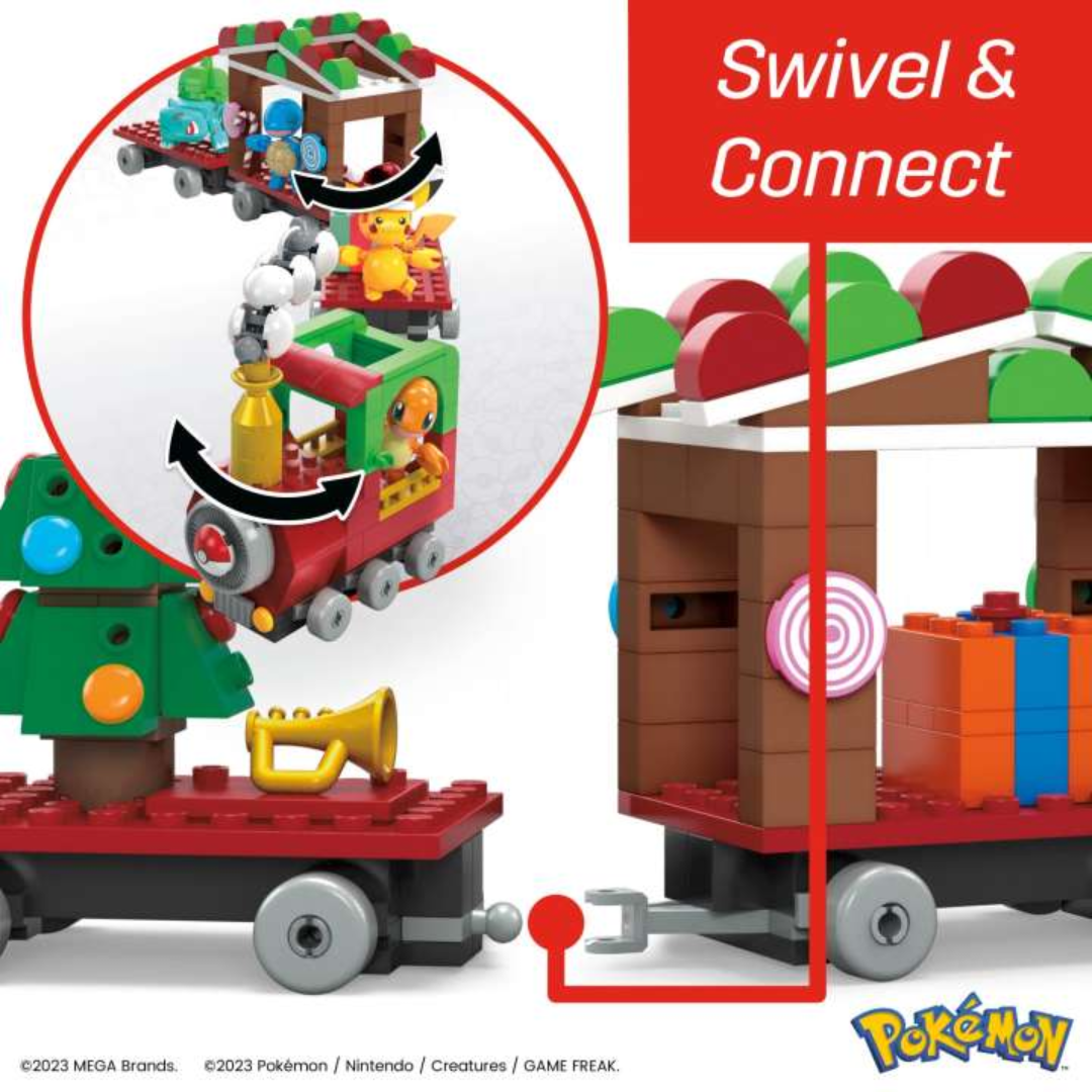 MEGA Pokémon Holiday Train Building Set
