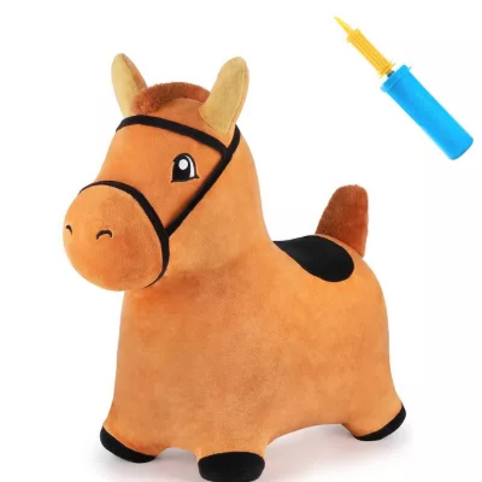 Bouncy Pals Hopping Animal - Bouncy Brown Horse