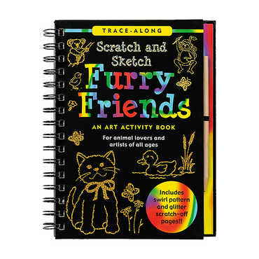 Furry Friends Scratch and Sketch Book