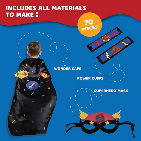 Superhero Costume Craft Kit for Kids