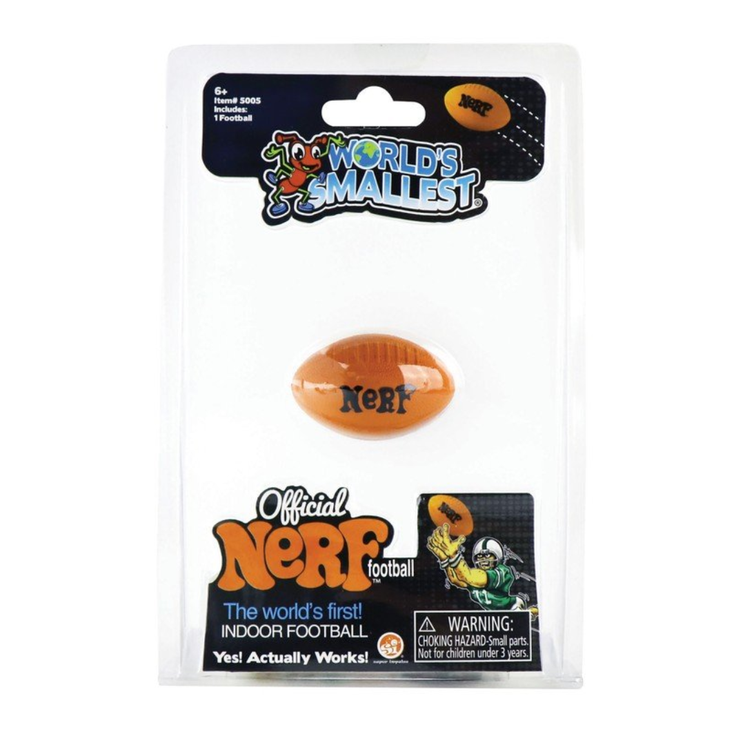 World's Smallest NERF Football