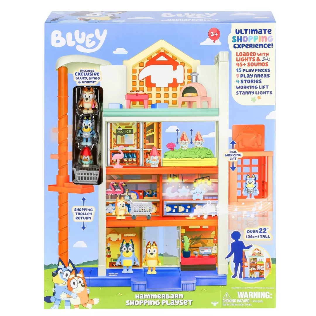 Bluey Hammerbarn Shopping Playset