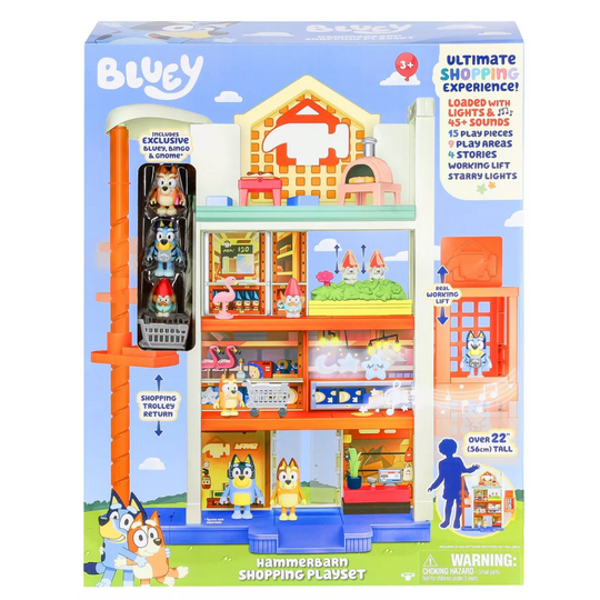 Bluey Hammerbarn Shopping Playset