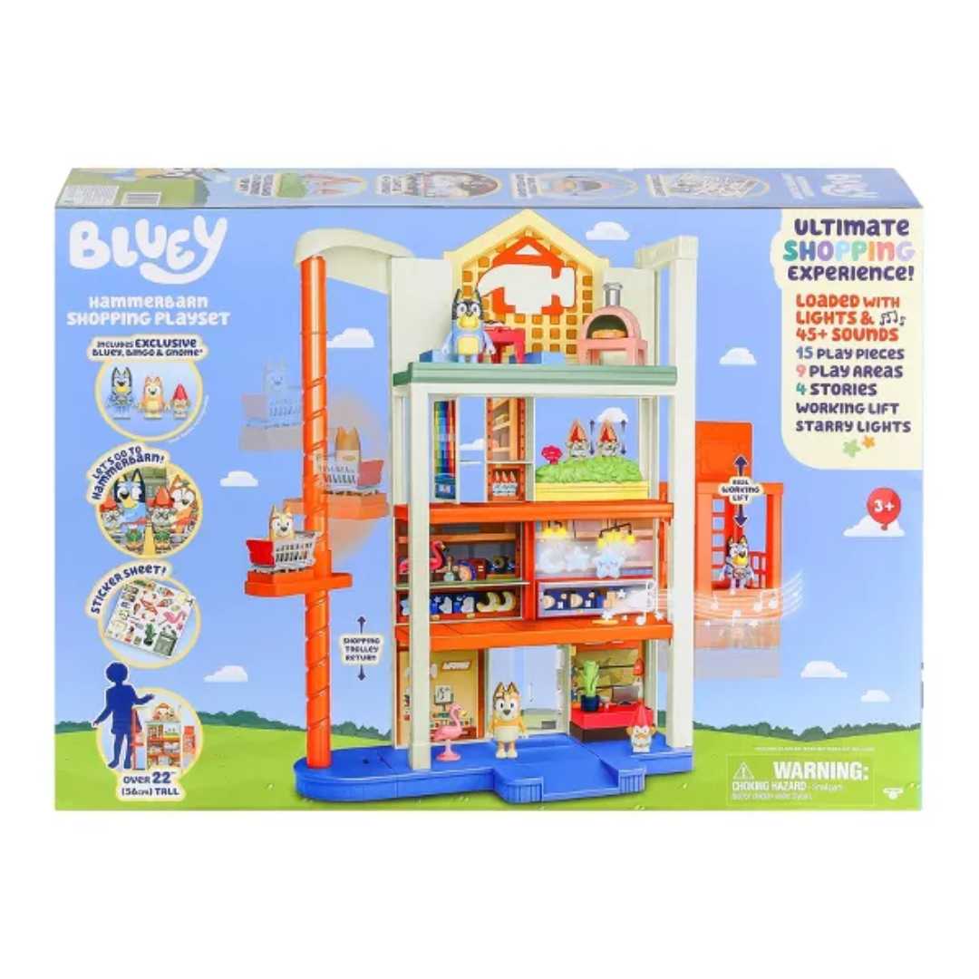 Bluey Hammerbarn Shopping Playset