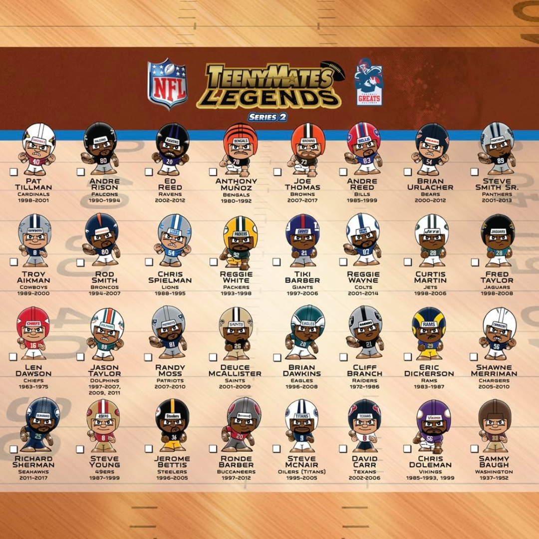 Teenymates NFL Legends 2023 Series 2 Blind Pack