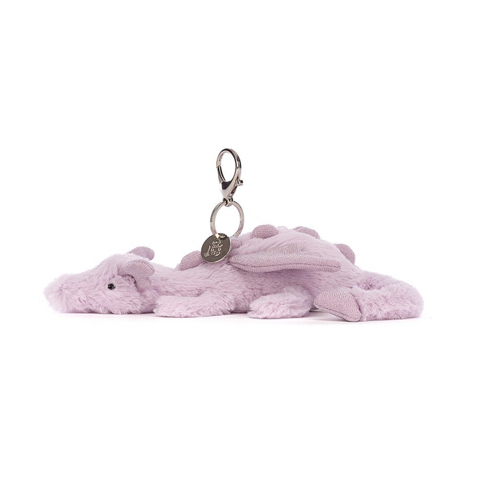 Lavender Dragon Bag Charm JellyCat
