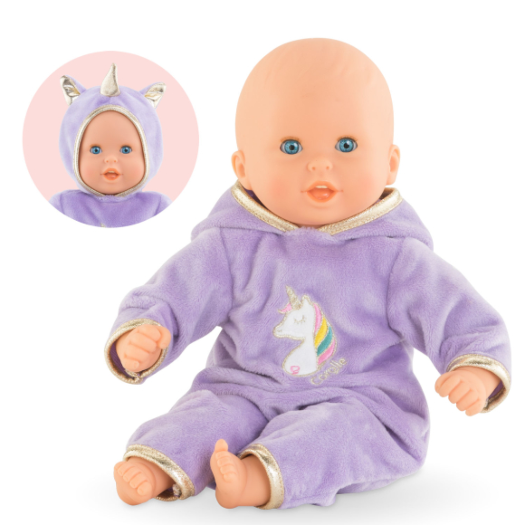 Calin Unicorn Baby Doll