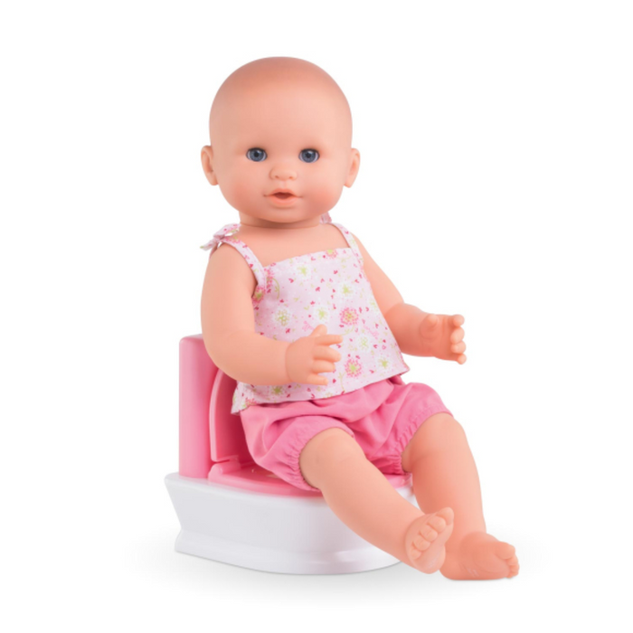 Interactive Toilet for 12"/14" Baby Doll