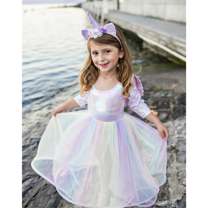 Alicorn Dress with Wings & Headband