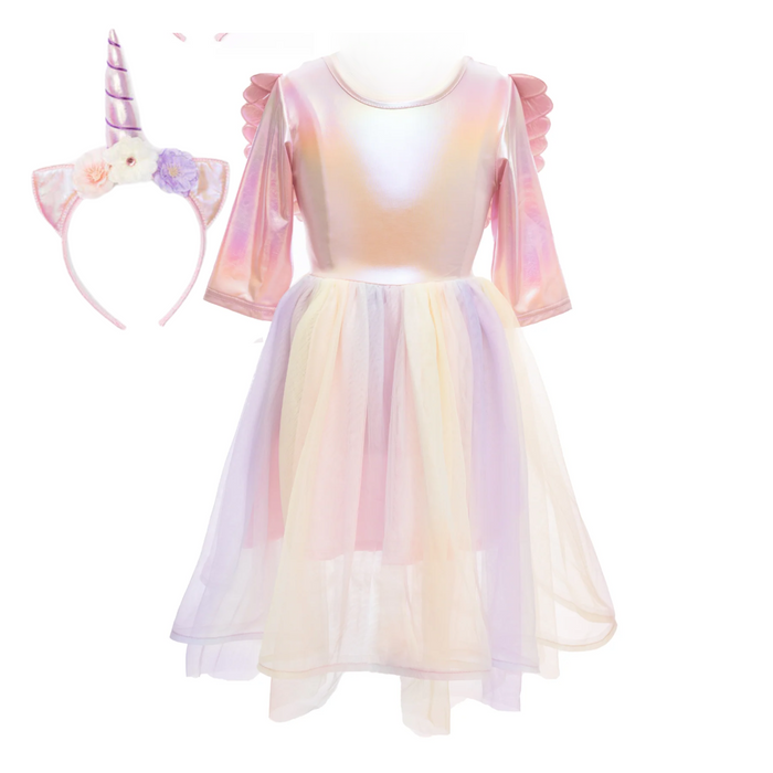 Alicorn Dress with Wings & Headband