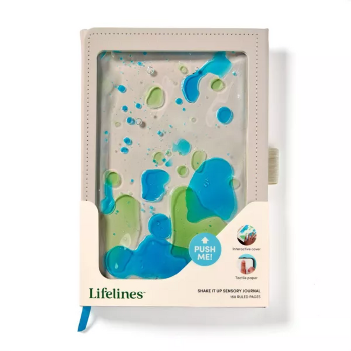 "Shake It Up: Ocean" Sensory Journal with Tactile Cover and Embossed Paper