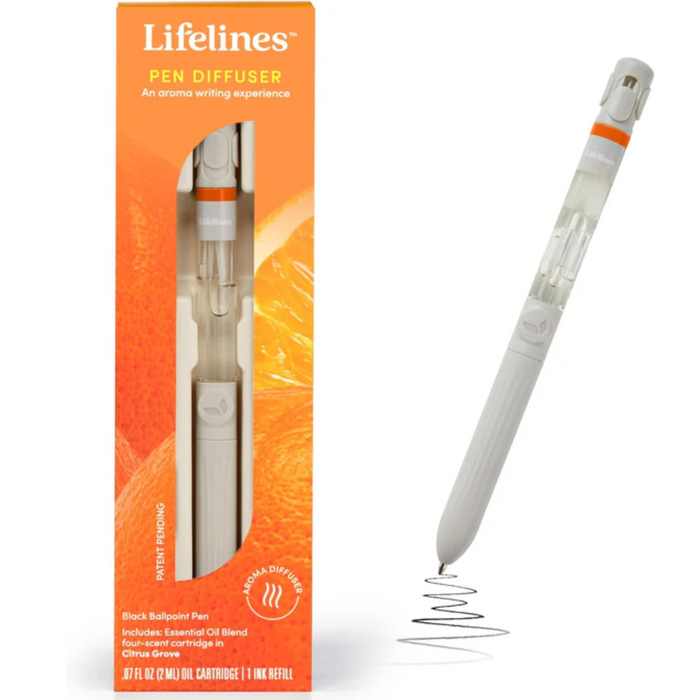 Lifelines Pen Diffuser with Citrus Grove Essential Oil Blends