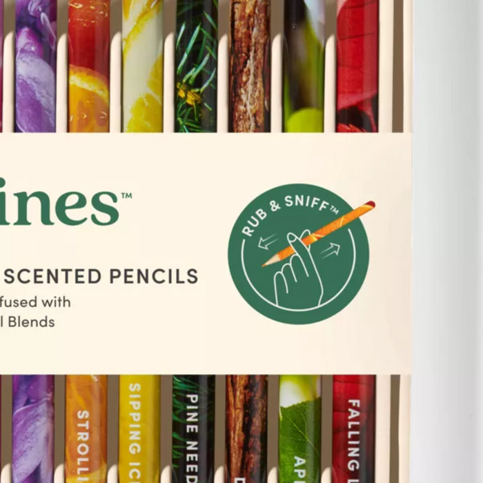 10pk Scented Colored Pencils - Infused with Essential Oil Blends - Lifelines