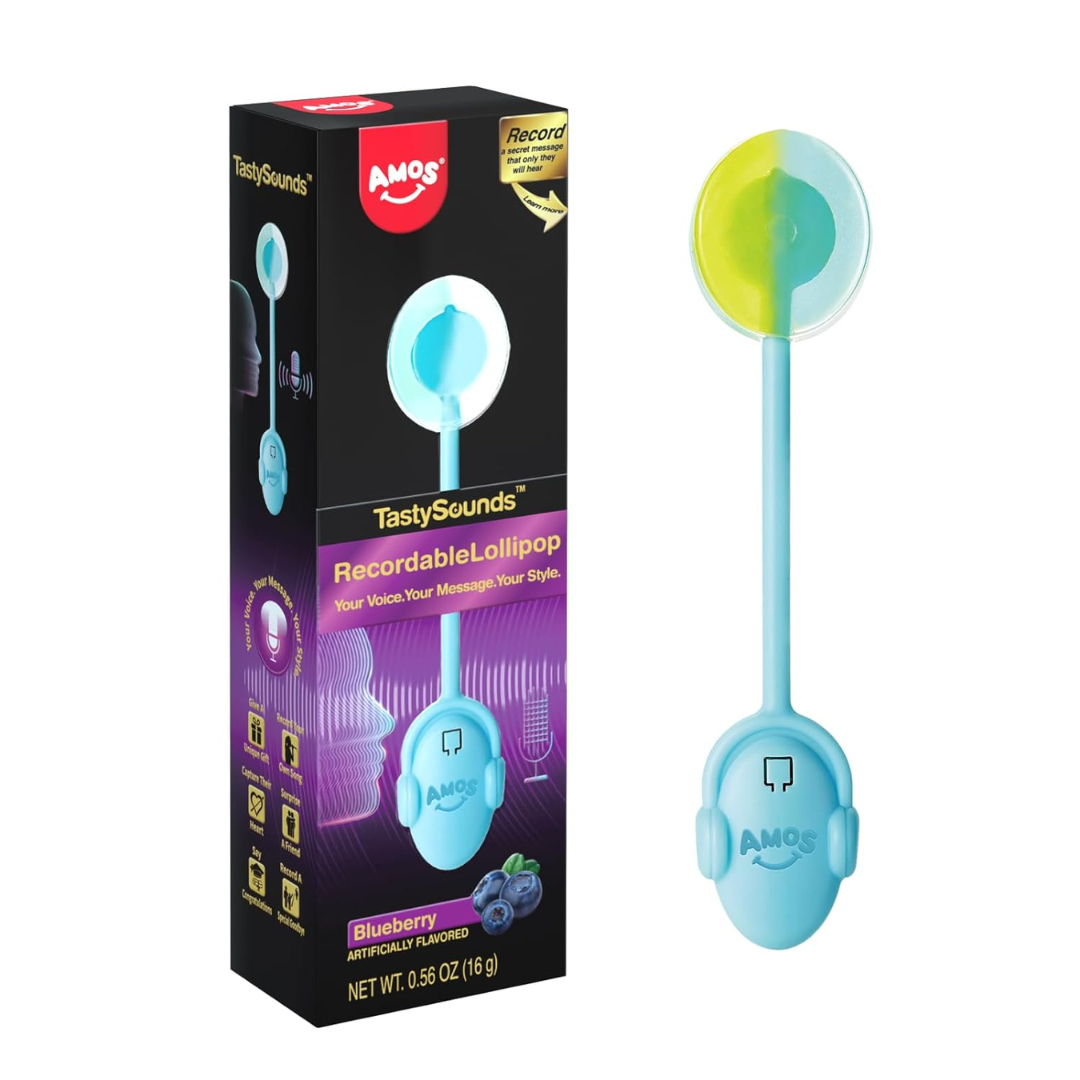 AMOS Recordable Music Blueberry Lollipop