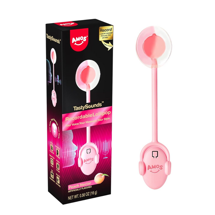 AMOS Recordable Music Peach Lollipop