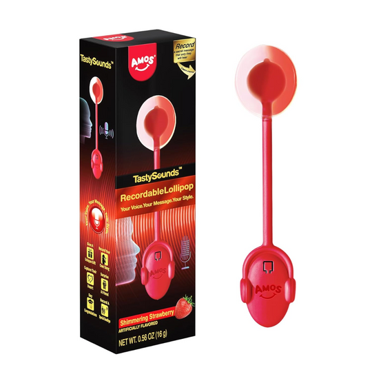 AMOS Recordable Music Strawberry Lollipop