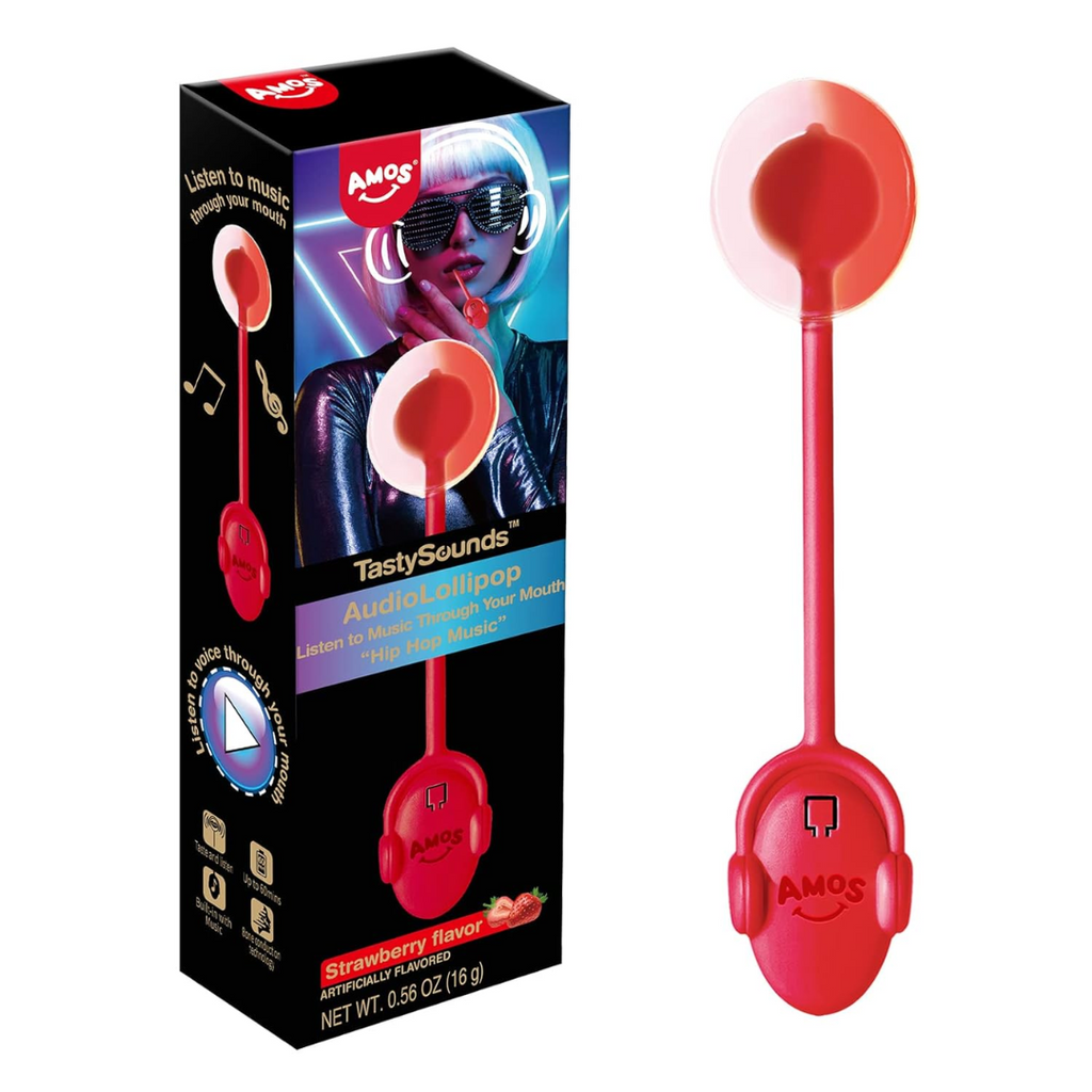 AMOS Audio Hip Hop Music Strawberry Lollipop — Learning Express Gifts